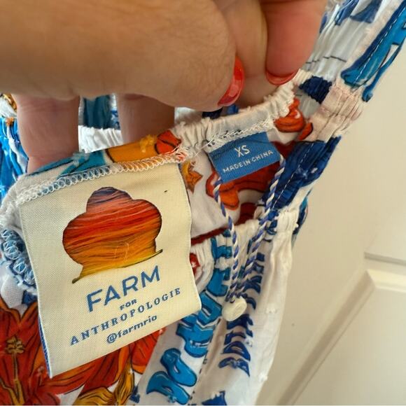 Farm Rio Sleeveless Smocked Printed Dress - Picture 11 of 11